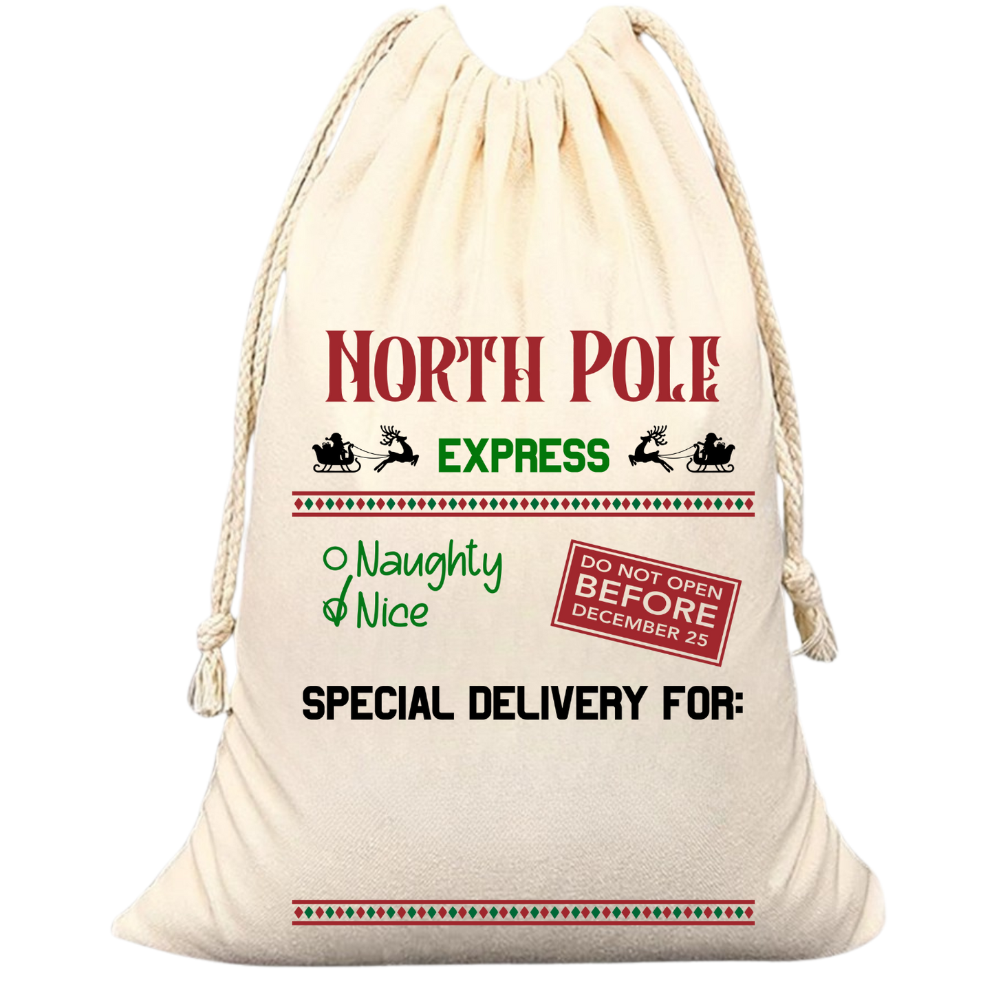 Custom Santa Sack