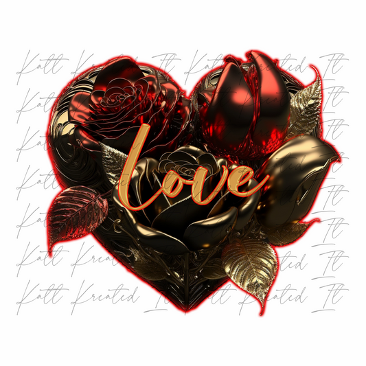 Be Mine + Love Heart PNG (2 Designs)  *DIGITAL DOWNLOAD ONLY*