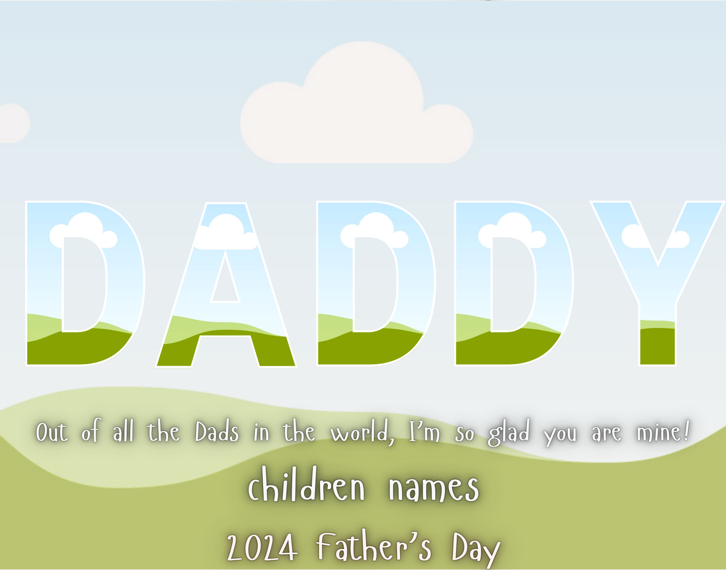 Father's Day Photo Collage