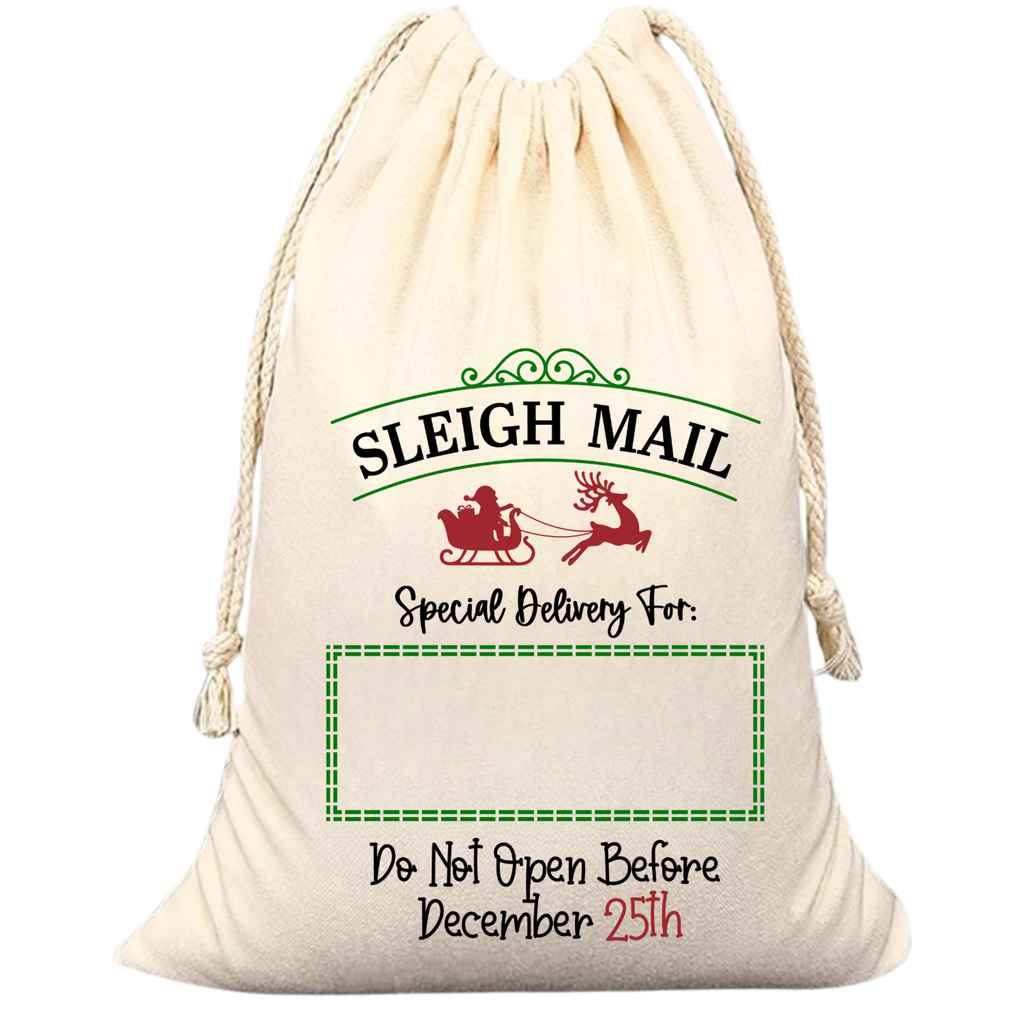 Custom Santa Sack