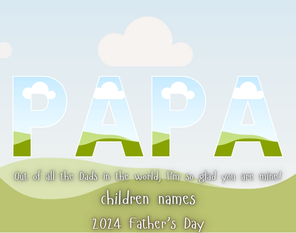 Father's Day Photo Collage