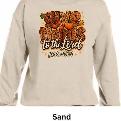 Give Thanks To The Lord