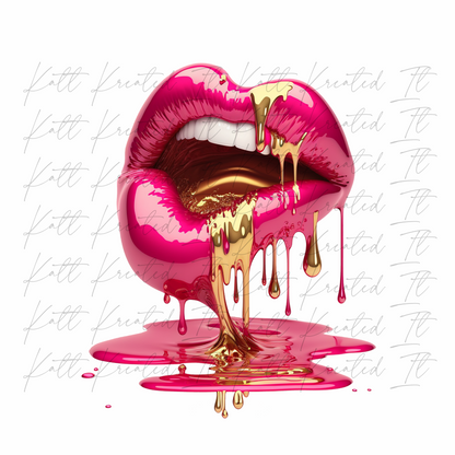 Kiss me Lip Duo PNG (2 Designs) *DIGITAL DOWNLOAD ONLY*