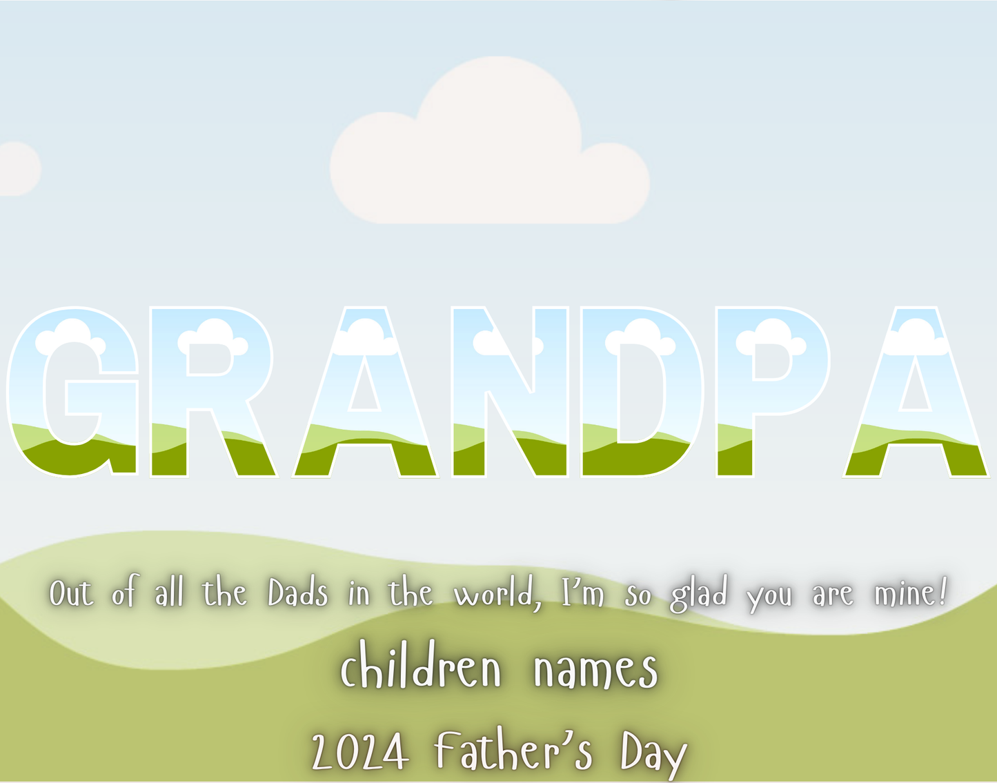 Father's Day Photo Collage