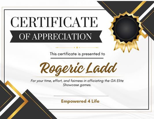 Award Certificates