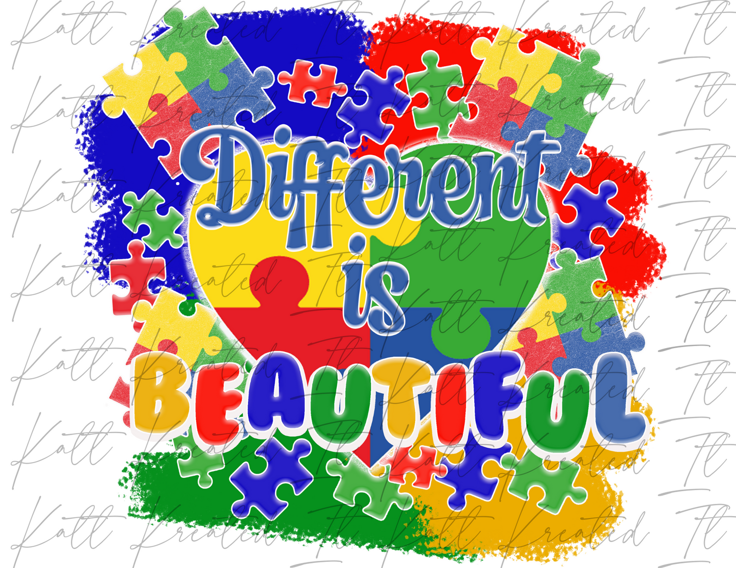 Different is Autism PNG *DIGITAL DOWNLOAD ONLY*