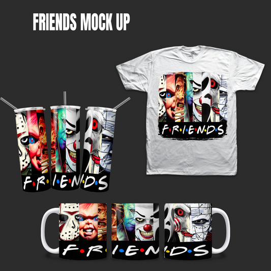 Friends PNG Bundle (T-shirt Mug and Tumbler Design) *DIGITAL DOWNLOAD ONLY*