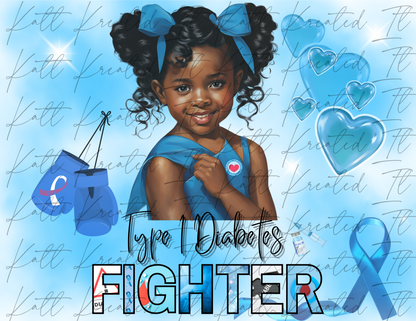 Little Girl Diabetes Design *DIGITAL DOWNLOAD ONLY*