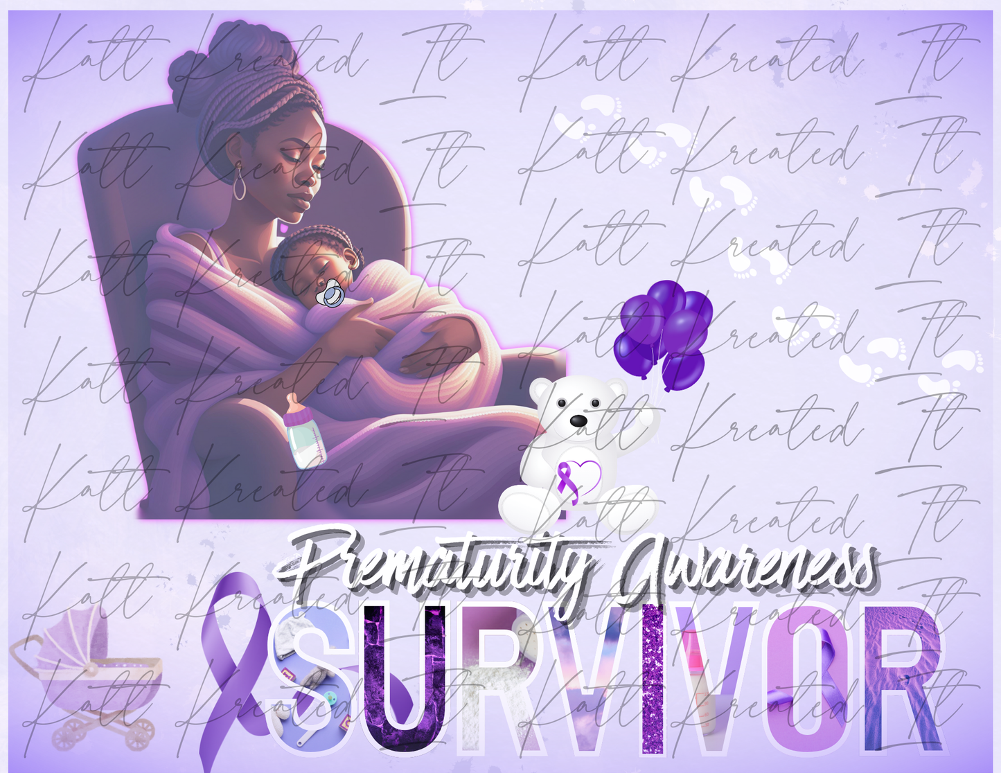 Prematurity Awareness PNG *DIGITAL DOWNLOAD ONLY*